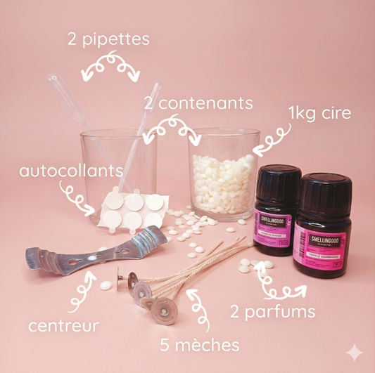 Kit Bougie DIY Smellingood – Sélection Lili Candle Lili Candle Paris